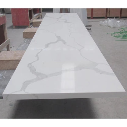 Artificial quartz stone top kitchen island smooth and easy to clean desktop
