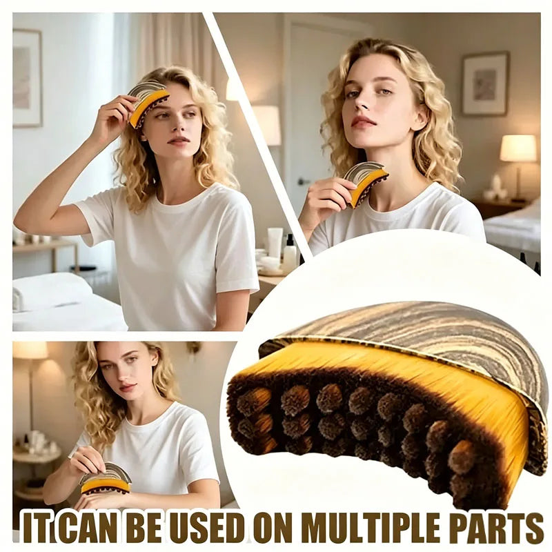 Precise Fit Ergonomic Lymphatic Contour Face Brush Face Lymph Drainage Massager V Line Sculpt Skin Tightening Beauty Tool