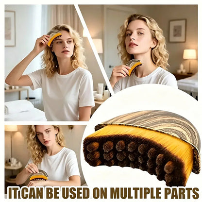 Precise Fit Ergonomic Lymphatic Contour Face Brush Face Lymph Drainage Massager V Line Sculpt Skin Tightening Beauty Tool