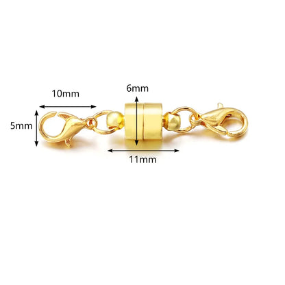 5Sets/Lot Magnetic Clasps With Lobster Clasps For Jewelry Making DIY Bracelet Necklace Magnet Clasp Connector Buckle Fasteners