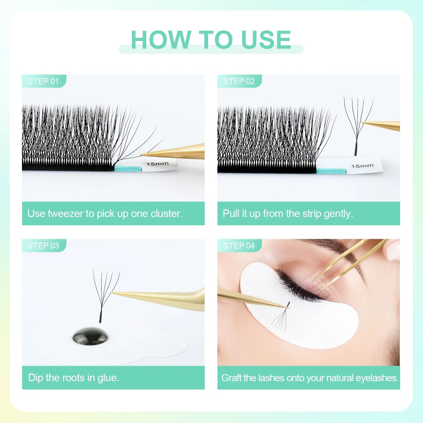 NAGARAKU Ship From the United States 10 Cases 5D W Shape Eyelashes Fast Free Delivery in 2-5 days by USPS Express