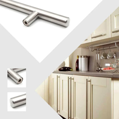 Modern Gold Brushed Straight Cupboard Handles Knobs Stainless Steel Brushed Black Gold Kitchen Door Handles Cabinet Pull