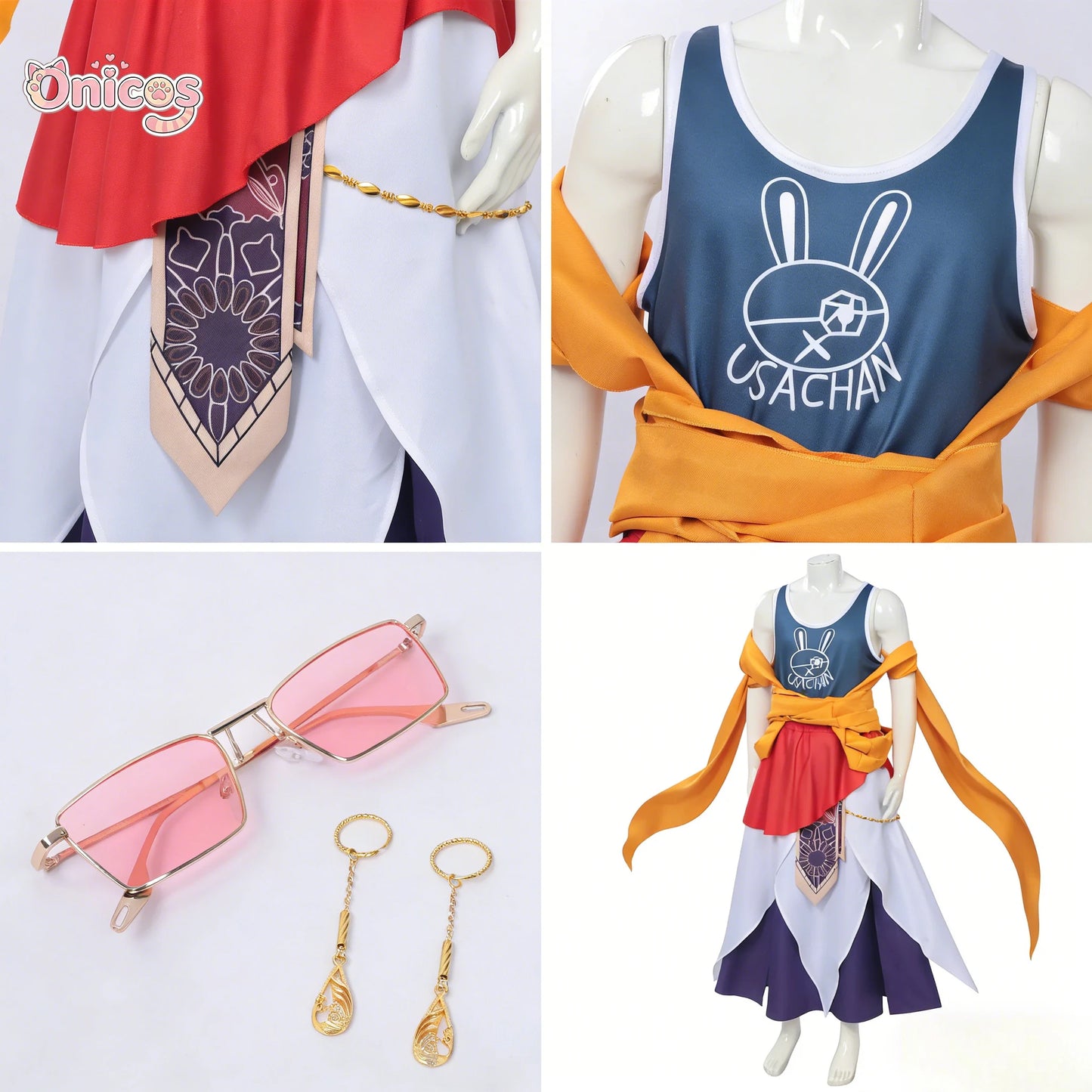 Record of Ragnarok Buddha Cosplay Costume Accessories Prop Uniform Anime Game For  Anime Role Play Outfit Onicos