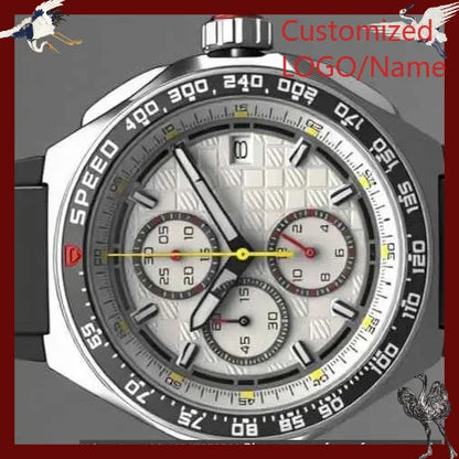 Customized Watches 43mm Men's Watch, 904L Steel, Quartz Movement