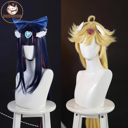 DUDU-SR Cosplay Angell Pantyy Anarchyy Cosplay Costume Dress with Wings Full Set Halloween Costumes