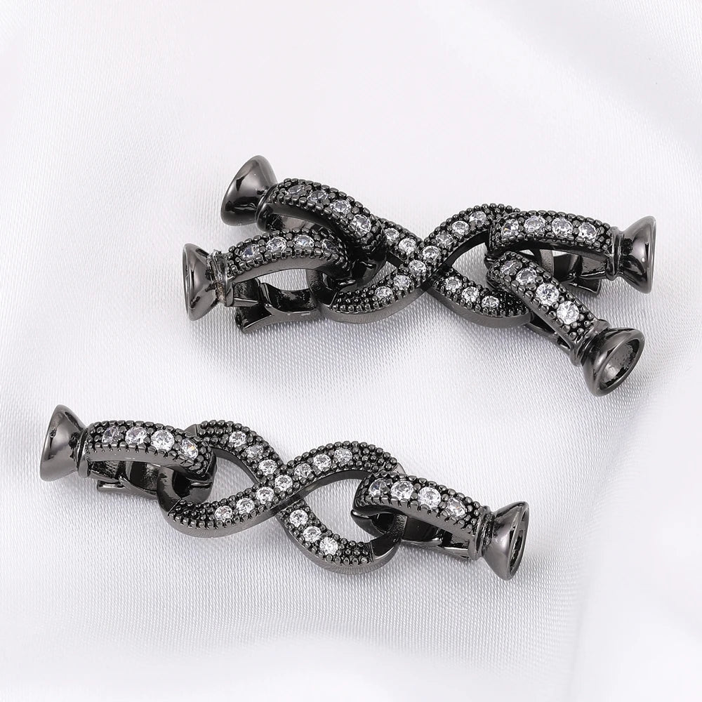 Juya Creative Copper Fasteners Connector Decoration Locks Clasps Accessories For DIY Needlework Beads Gems Pearls Jewlery Making