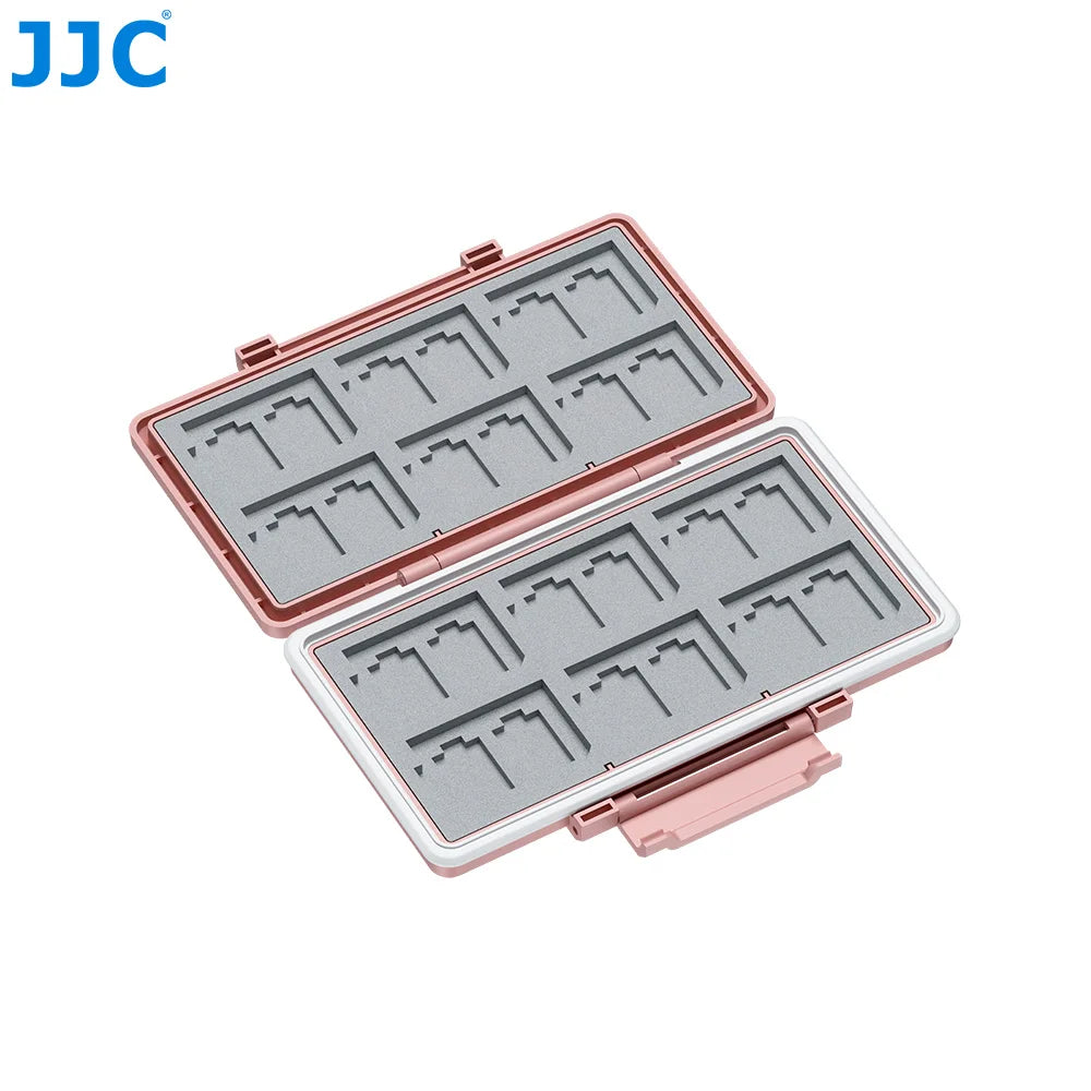 JJC Memory Card Storage Case for 24 Micro SD Card TF Card 12 SD Card SDHC SDXC Memoria Case Holder Organizer