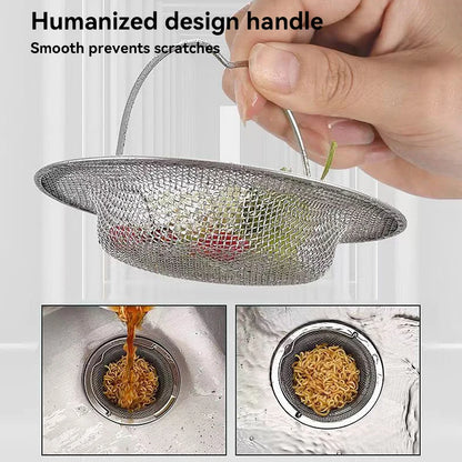Stainless Steel Bathtub Hair Catcher Stopper, Shower Drain Hole Filter With Handle, Metal Sink Strainer, Floor Drain For Kitchen