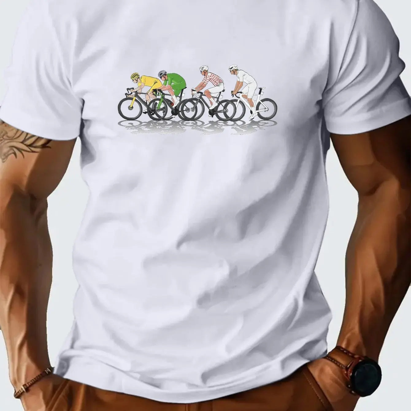 France Cycling Racing T Shirt Men Summer Breathable Moisture Wicking Tee Male Vintage Graphic Short Sleeve Sportswear Bike Tops