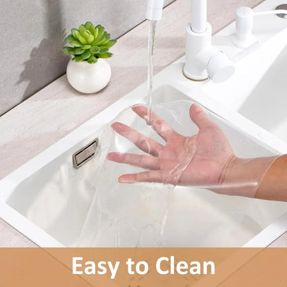 Clear Silicone Countertop Protector Mat, Non Slip & Heat Resistant, 78.7"x23.6"