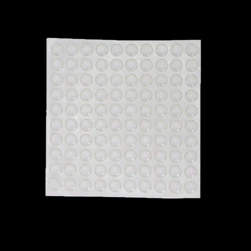 100Pcs Self Adhesive Door Stopper Rubber Damper Buffer Cabinet Bumpers Silicone Furniture Pads Cushion Protective Pads
