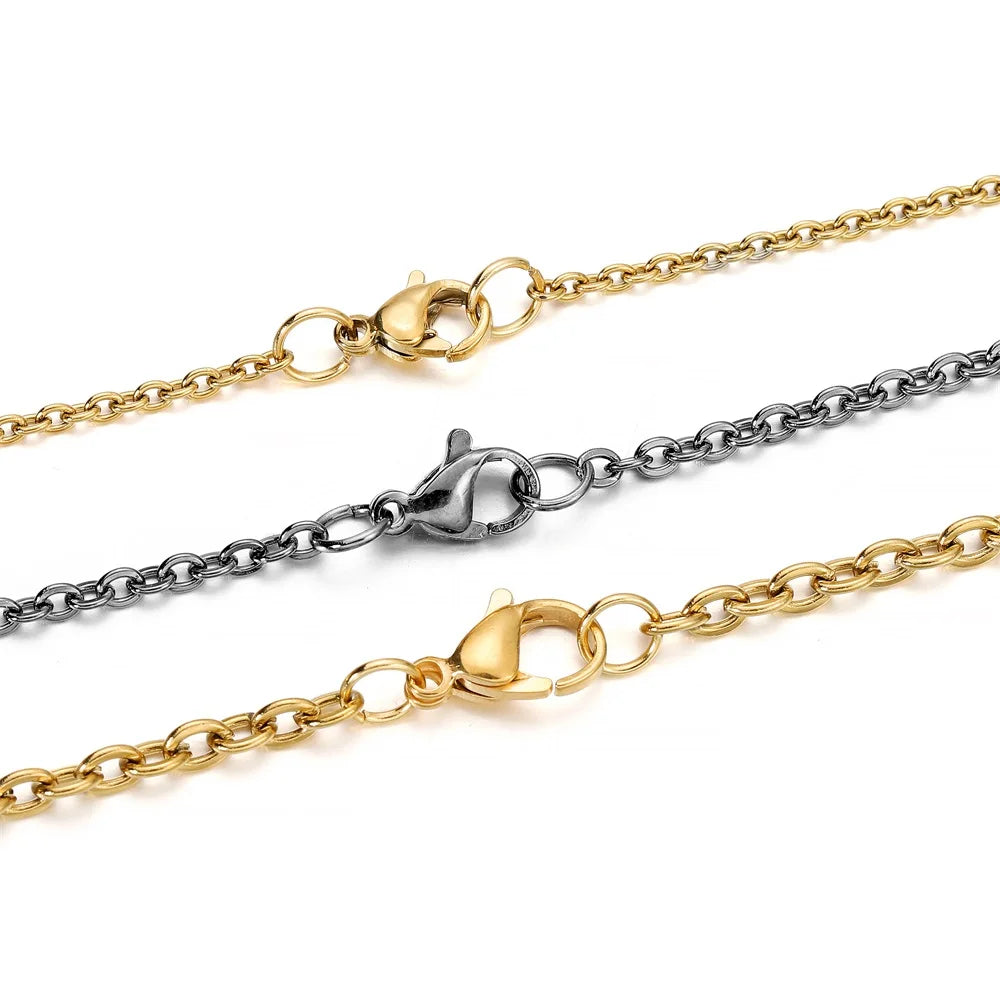 10pcs Multiple Size Lobster Clasps Bracelets Connector Necklace Hooks Findings for DIY Chains Jewelry Making Supplies Wholesale