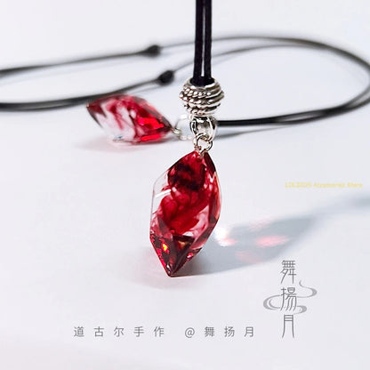 Anime Epoxy Necklace The Husky and His White Cat Shizun Mo Ran Chu Wanning Gift Pendant Chain Choker Cosplay Accessories Props