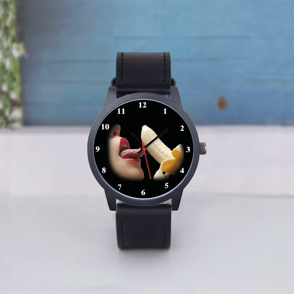Universal Rose Gold Dial Quartz Movement Watch Mm for Men And Women Silver Black Wristwatch Gift Souvenir in Clock Box