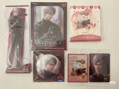 Official LAWSON X Love and Deepspace Collaboration Merchandise Badge Bookmark Acrylic Stand Postcard Transparent Card in Stock