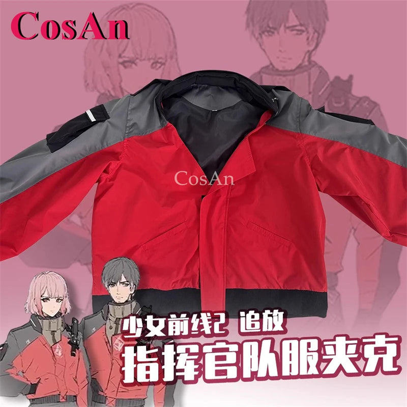 CosAn Game Girls' Frontline 2: Exilium Cosplay Costumes Fashion Handsome Commander Uniform Jacket Daily Coat Role Play Clothing