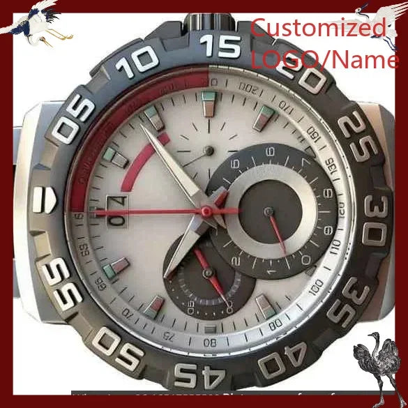 A1212 Store Customized Watches 43mm Men's Sports Watch 904L Stainless Steel Quartz Movement