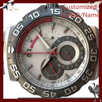 A1212 Store Customized Watches 43mm Men's Sports Watch 904L Stainless Steel Quartz Movement