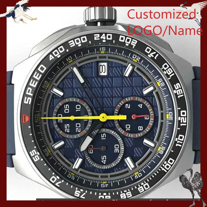 Customized Watches 43mm Men's Watch, 904L Steel, Quartz Movement