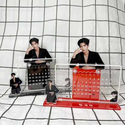 Zhang Linghe's 3D calendar ornament, peripheral support, Zhang Linghe's desktop display, room decoration, high-end birthday gift
