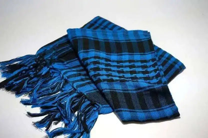 Arafat arab scarf shawl Handsome Keffiyeh Kafiya Lightweight Military Shemagh palestine Man Stripe Scarf With Tassels Soft Warm