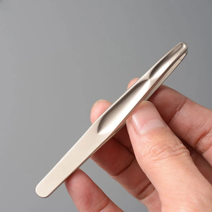 Stainless Steel Round Head Tweezers Eyebrow Tweezers Hair Removal Tweezers Suitable for Men and Woman Gifts