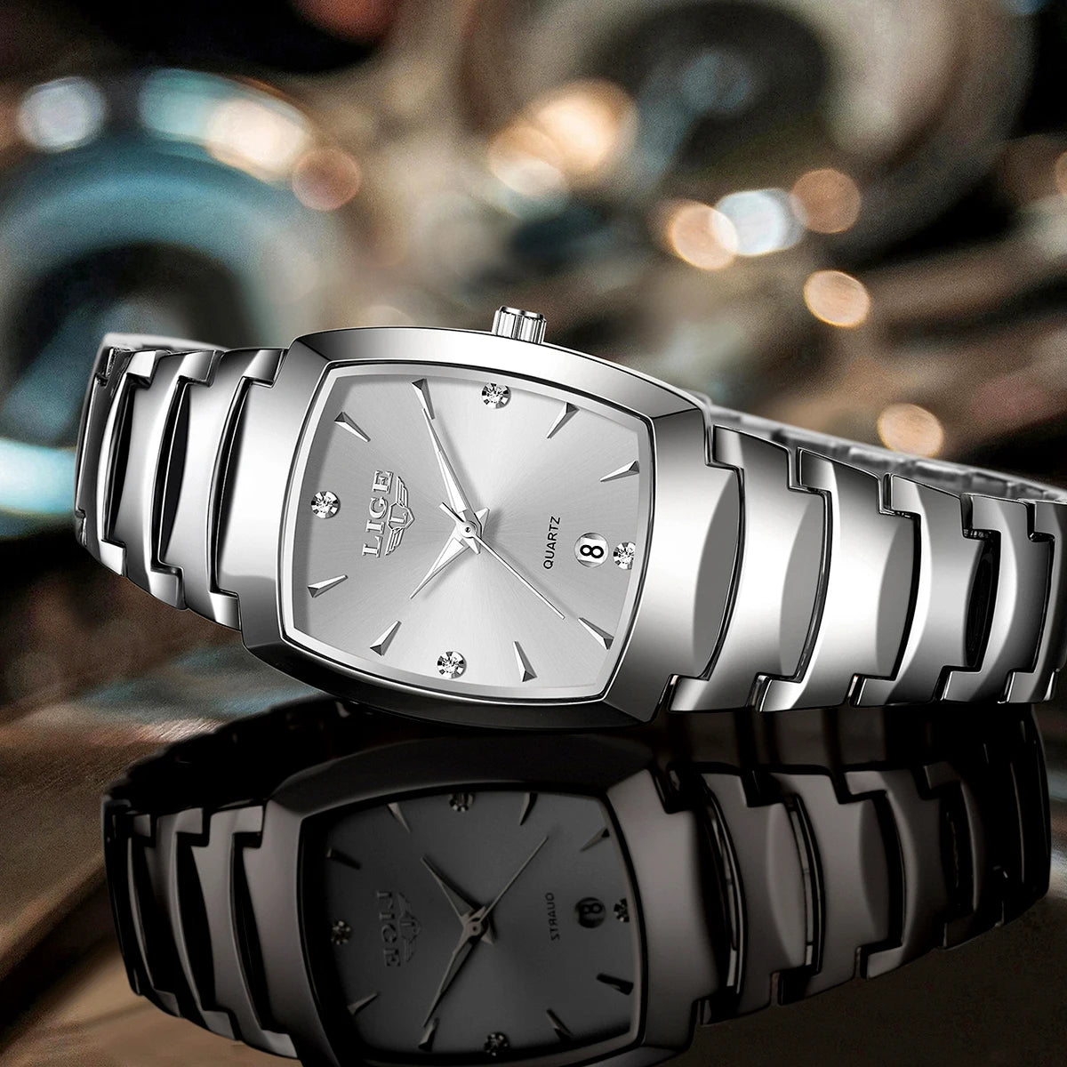 LIGE 2026 new Women's Watch Business Luxury Ladies clock Fashion quartz Simple Watch for Women Gift Women's wristwatch reloj+BOX