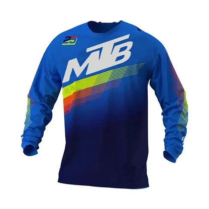 Fashion Sports Long-sleeve Top Outdoor Cycling Motorcycle Shirt Breathable Comfortable Trendy Print Casual Top