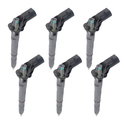6PCS Fuel Injector 445116007 For Audi A4 A5 A6 A6 Allroad Q5 Q7 2.7L