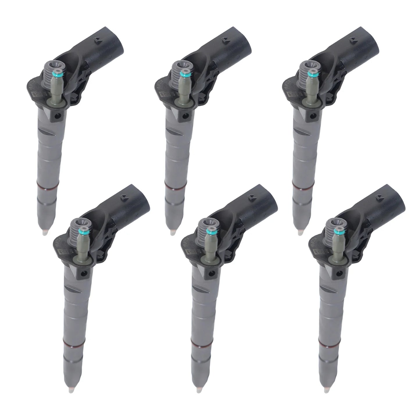 6PCS Fuel Injector 445116007 For Audi A4 A5 A6 A6 Allroad Q5 Q7 2.7L