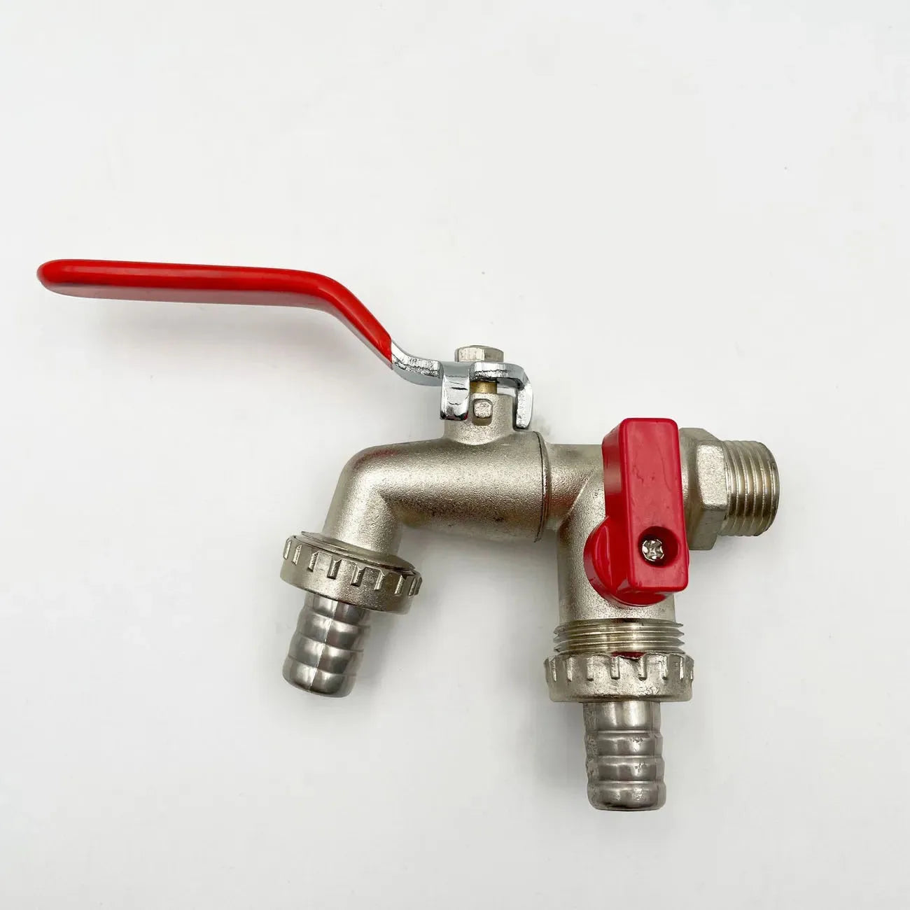 Garden Tools Brass Water Faucet 1/2" Outside & Inside Easy Turn On/Off Lever Handle Watering Supply Taps Ball Valve