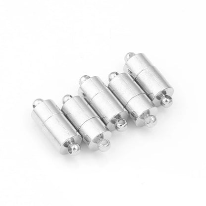 5pcs/lot Strong Magnetic Clasps Copper Plated Magnet End Clasp Connectors For Jewelry Making DIY Leather Cord Bracelets Necklace
