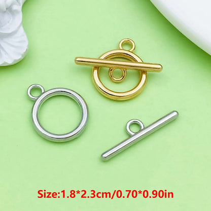 20pcs Alloy Buckles, OT end Buckles, Buckle Connectors for DIY Bracelet Necklace Earrings Jewelry Making Accessories