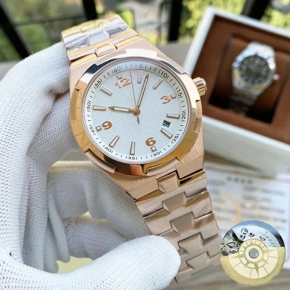 2026High-quality luxury automatic mechanical stainless steel men's casual wristwatch with 41mm sapphire glass