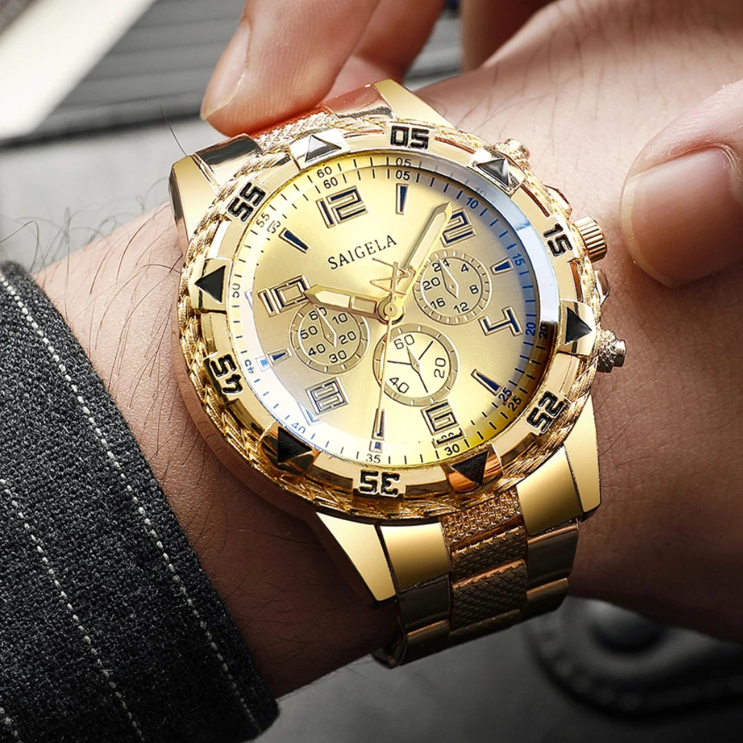 1PC Surprise Mystery Watch Blind Box-Men Business Watches Fashion Arabic Dial Steel Band Male's Quartz Watch Reloj Hombre