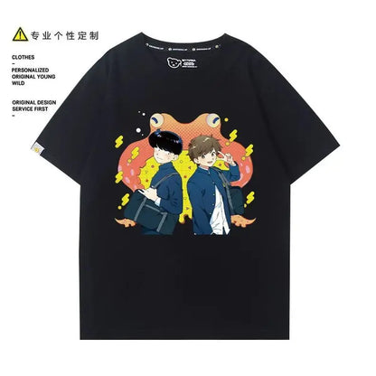 Go for It, Nakamura! Nakamura Okuto Hirose Aiki T-Shirt Cartoon Printed Top Summer Anime Cosplay Outfit Gift Men Women Halloween
