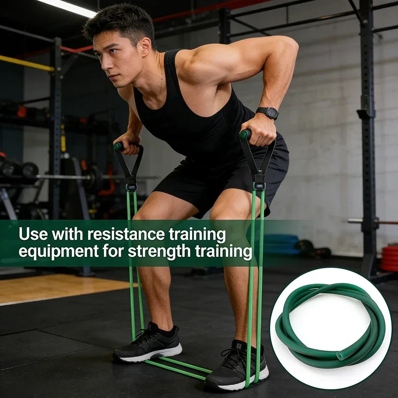 Latex Natural Latex Tube 1636/1836/2040/3060/3080mm Ice Green High Elasticity Rubber Hose Odorless for DIY Slingshot Catapult