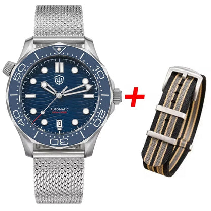 Watchdives WD007 V4 Automatic Dive Watch 200M Waterproof PT5000 Movement Titanium Case Sapphire Crystal Mens Watch With Gift