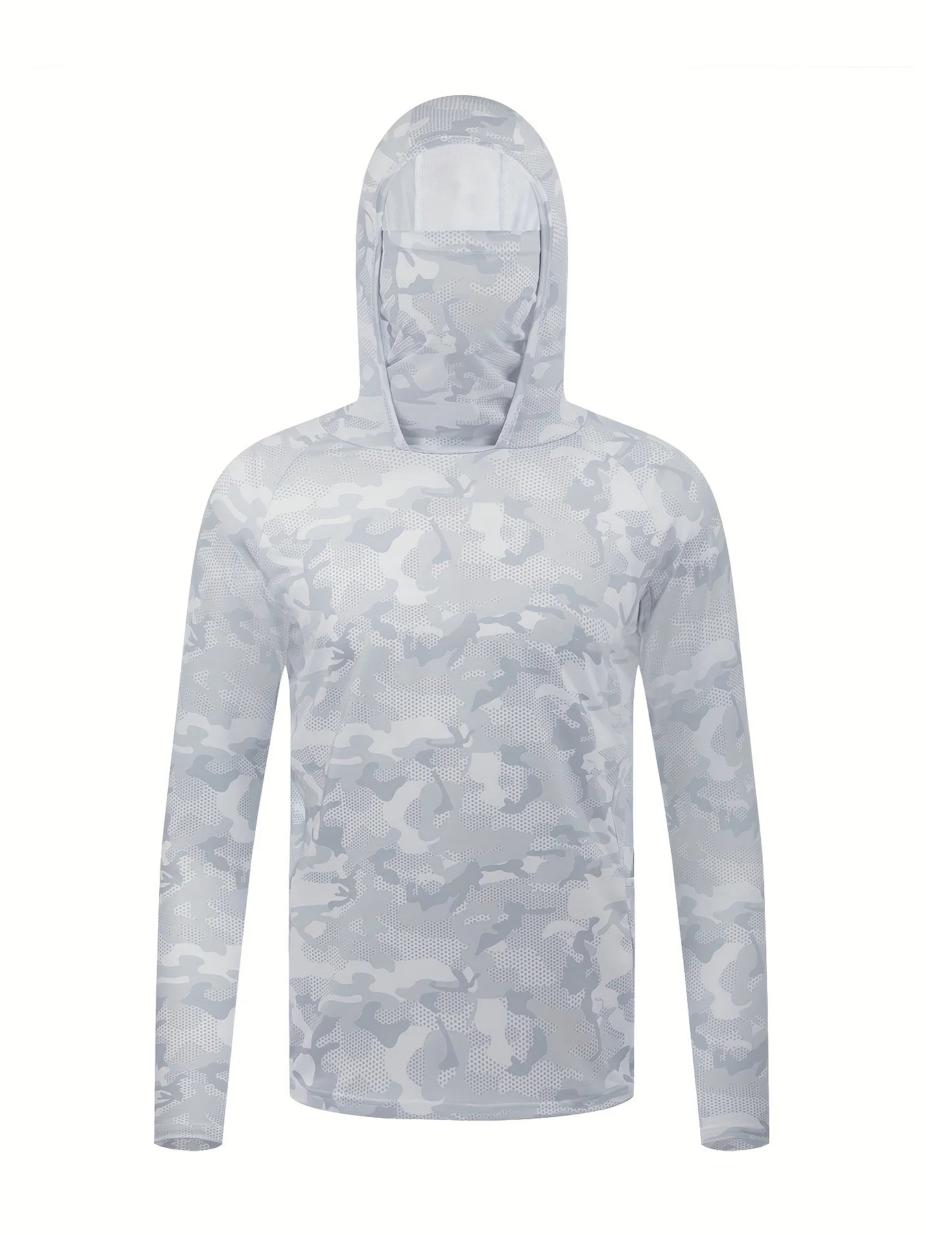 American men's summer creative camouflage graffiti print soft breathable fishing suit long sleeved T-shirt outdoor casual top
