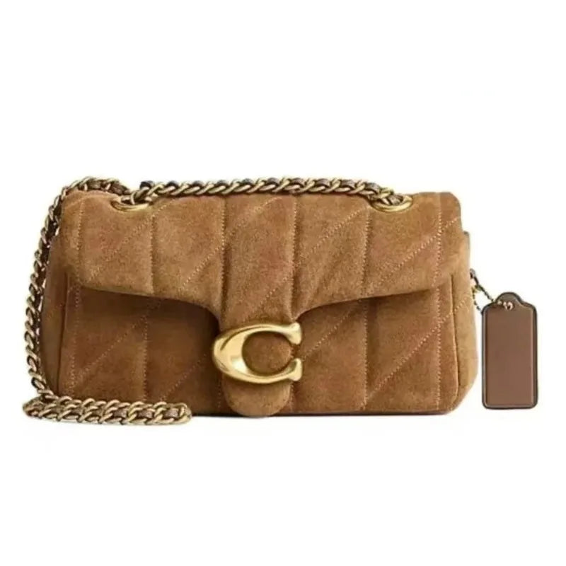 High quality 2026kou jia diamond pattern chain bag, shoulder bag, small square bag, spring-summer bag