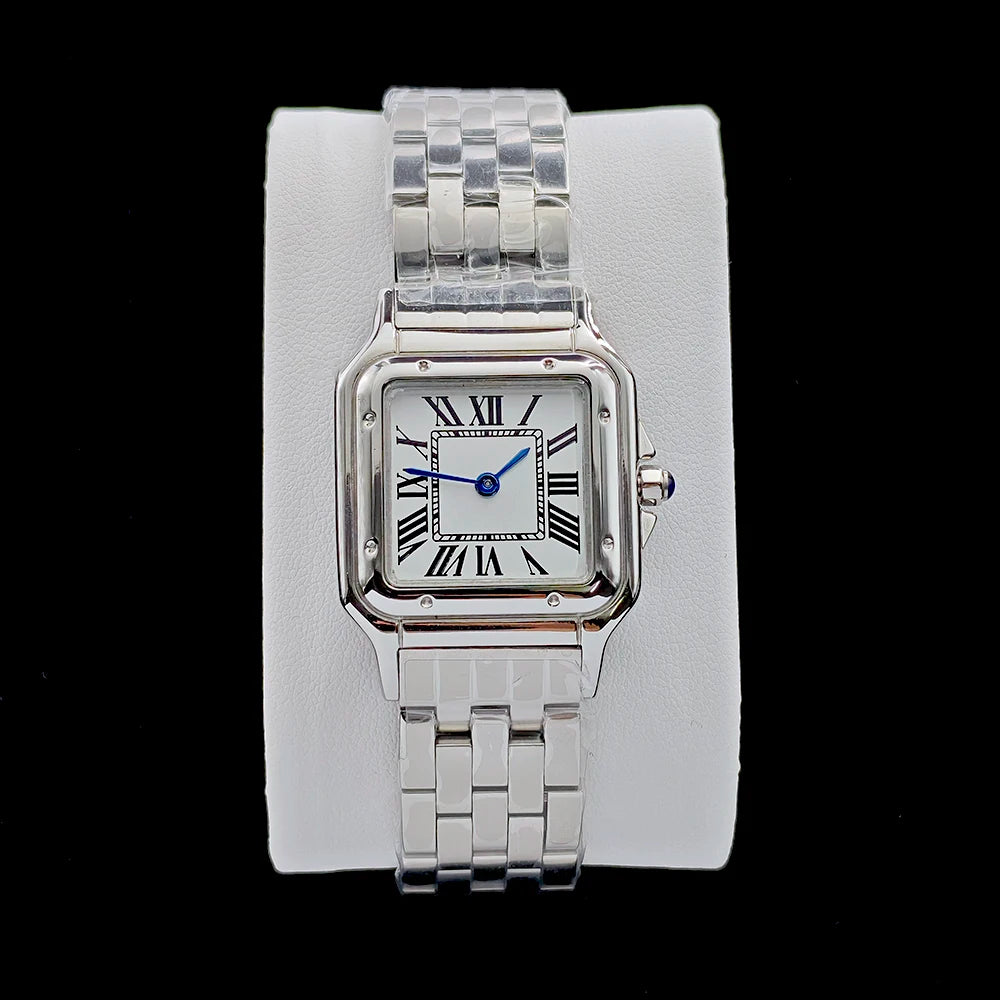New VJ20 Watch Ladies' Fashion Watch Customized Watch Stainless Steel Watch Roman Digital Watch VJ20 Quartz Movement Watch