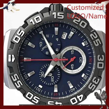 A1212 Store Customized Watches 43mm Men's Sports Watch 904L Stainless Steel Quartz Movement