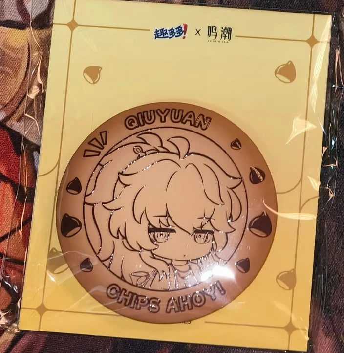 In Stock Official Game Wuthering Waves New Collab GALBRENR Phoebe QIUYUAN Lupa Cosplay Badge Storage Box Acrylic Stand Pendant