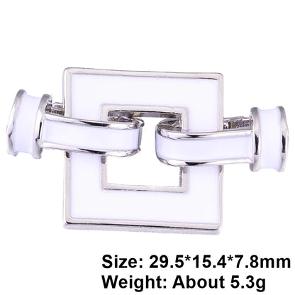 Juya Handmade Decorative Flower Connector Fastener Lock Hooks Clasps Accessories For DIY Women Fashion Needlework Jewelry Making