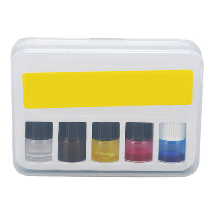 5pcs Watch Synthetic Lubricating Oil Smooth Watch Repair Maintaining Tool for Watchmaker Watch Workers Watch Oil Set