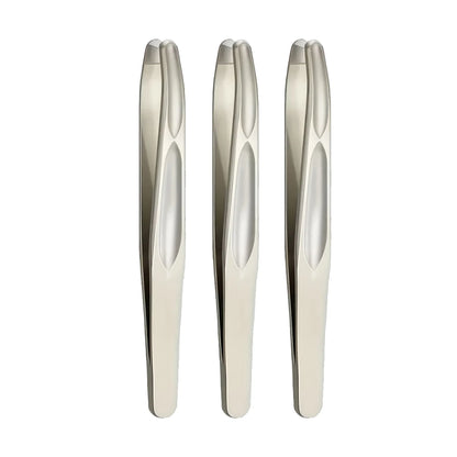 Stainless Steel Round Head Tweezers Eyebrow Tweezers Hair Removal Tweezers Suitable for Men and Woman Gifts