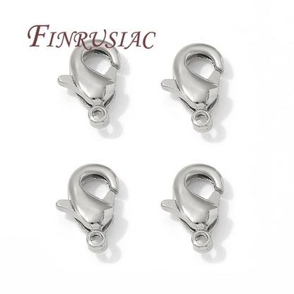 10mm 12mm 18K Gold Plated Lobster Clasps For Jewelry Making,DIY Bracelets Necklaces Accessories,Connectors Clasp