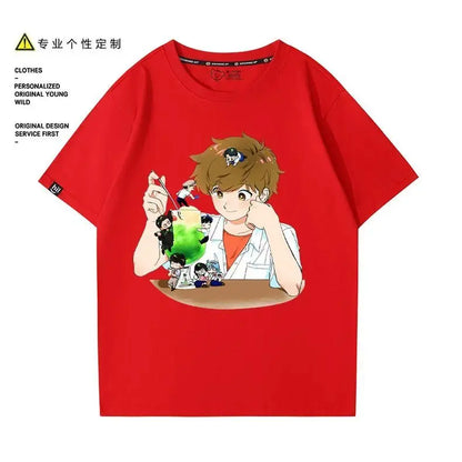 Go for It, Nakamura! Nakamura Okuto Hirose Aiki T-Shirt Cartoon Printed Top Summer Anime Cosplay Outfit Gift Men Women Halloween