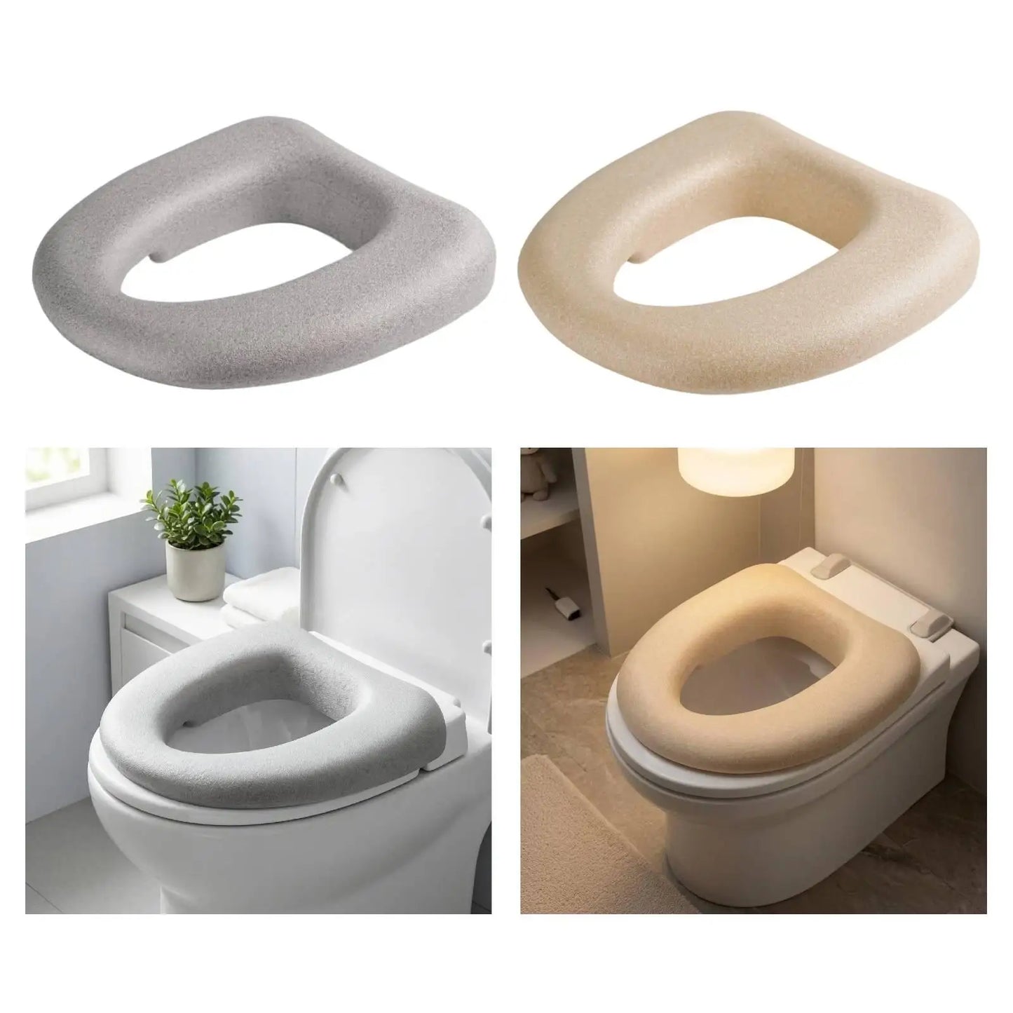 Raised Toilet Seat Cushion Elevated Toilet Seat Riser Universal