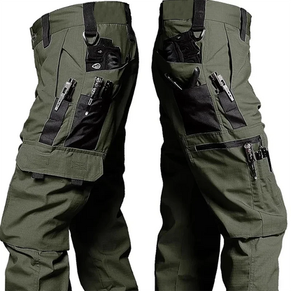 New Tactical Work Pants Men Outdoor Cargo Trousers Multi-pocket Waterproof Pant Autumn Spring Outdoor Workwear Hiking Trousers